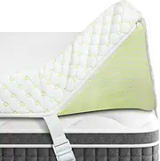 3 Inch Memory Foam Mattress Topper Queen with Cover, Slow-Rebound Queen Mattress Topper for Back Pain, Gel Cooling Bed Topper, Pressure Relief Mattress Pad, Comfortable Mattress Toppers Foam Pad