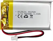 802540 3.7v 900mAh Lithium Battery for Sena 10S Series Sena 10S-01 ENA Sena 20s Series Sena 20s-01 Sena 20s evo Sena 30K Series Sena 30K-01D Motorcycles Bluetooth Headset Battery Replacement Intercom
