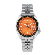 SEIKO SEIKO5 GMT SSK005K1 SSK005 Mechanical Automatic Silver Orange