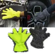 1PC Car Wash Glove Coral Plush Double-Sided Multi-Purpose Waxing Polishing Glove