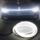 120cm Flexible Light Accessories Car Hood Day Running LED Light Strip Lamp White