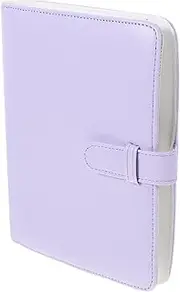KICHOUSE Photo Album Purple Photo Album for Storage Pu Album Photo Collection Album Pocket Size Photo Album Photo Albums Photo Album for Collection Specimen Folder Travel Miniature