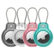 For Apple AirTag Case Protective Compatible with Apple AirTag Secure Holder with Wire Cable