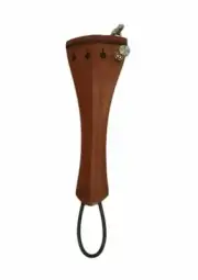 Beautiful Hand Made 1/2 Size Jujube Violin Tailpiece with Metal Fine Tuner