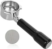 54mm Bottomless Portafilter, 3 Ears Espresso Portafilter with Detachable Filter Basket & Plastic Handle Stainless Steel Replacement Part Compatible with Breville 8 Series Espresso Machines