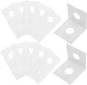 MINAOLULUS 400Pcs Portable Coin Holders Transparent Coin Clips with Per Box for Collectors