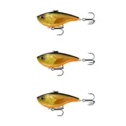 3x 13 Fishing 2.5 Inch El Diablo Vibe Lipless Crank Lures - Golden Retriever
