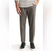 NEW Brooks Brothers 346 Clark Advantage Chino Pants Mens 36x32 Flat Front Brown