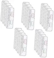 KICHOUSE Uv Light Detection Cards Pcs Uvc Test Strips for Measurement Sturdy Pvc Cards for Easy Testing