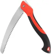10 Inch Folding Heavy Duty Pruning Saw with Curved Blade for Wood Cutting