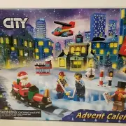 City Santa Lego Advent Calendar 2021 60303 train helicopter 24 gifts toy daily