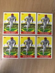 (6) Lot ALBERT PUJOLS FF16 TOPPS 2007