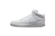 Mens Nike Court Vision Mid Next Nature Triple White Athletic Shoes