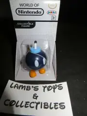 Bob omb collectible action figure World of Nintendo 2.5" Super Mario white box
