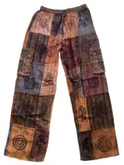 Men's/ Unisex Patchwork Cargo Pants Size Medium
