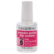 Cuccio Pro Powder Polish Dip System Gel Activator - Step 5 by Cuccio for Women - 0.5 oz Nail Polish