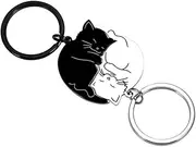 [KUNLONGSKY] Couple Gift Keychain Set Kit Cute Valentine's Day Gifts Set for,Her,Cat Lover, Husband Wife, Birthday New Yea