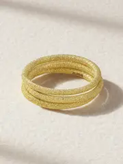 [Carolina Bucci] Carolina Bucci - Set Of Three 18-karat Gold Rings - 6 6 Gold