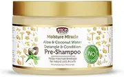 (PRE-SHAMPOO) - NEW AFRICAN PRIDE MOISTURE MIRACLE DETANGLE & CONDITION PRE-SHAMPOO 350ml W ALOE, COCONUT WATER 350ml