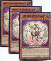 3 X YU-GI-OH HARDEN DRAGON 1ST ED COMMON NM/MINT BP01-EN214
