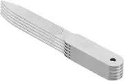 FOYTOKI Professional Manicure Tools Set 5 Pcs Stainless Steel Nail Files Buffer Nail Filing Tool