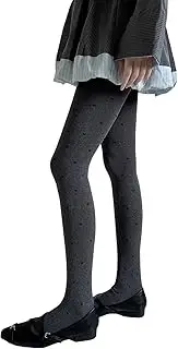 [Oxtxuzdm] Patterned Pantyhose Halloween Cosplay Costume Thigh High Stockings Students Girls Tights High Waist Tights Pantyhose