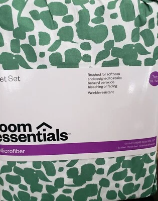 Room Essentials Printed Microfiber Sheet Set - Twin/TwinXL