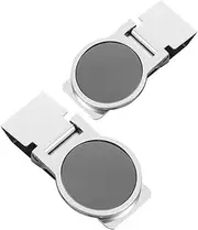 GRADENEVE Stylish Stainless Steel Money Clip Men's Business Card Holder Cash Clip Wallet for