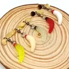 5PCS Spinner Swim Baits Soft Bionic Fly Fishing Bait Flies Insects Lures