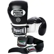 NEW Punch Trophy Getters/Mexican Black Hand Wraps & Gloves