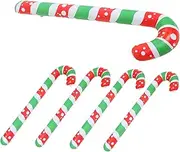 KOMBIUDA Creative Inflatable Candy Canes Christmas Decor Xmas Balloons PVC Material Party Decorations