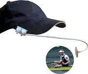 2pcs Ball Cap Rear View Mirror, Safe for Rowing & Fishing