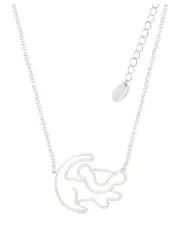 [Couture Kingdom] Disney The Lion King Simba Outline Necklace in Silver