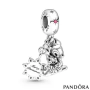 New Genuine Authentic Pandora x Disney Bambi & Thumper Dangle Charm 799647C01