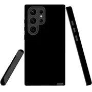 For Samsung Galaxy S23 Ultra Case Shielding Cover, Black