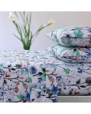 Azores Home Chloe Printed Deep Pocket Sheet Set