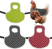 Merry Holidays Chicken Saddle for Hens Apron with Elastic Straps Protect Poor Hen's Backs Durability Correct Fit Pack of 3 for Hens Duck Goose Poultry