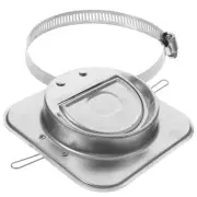 Kitchen Stopper Backflow Metal Fan Vent Deflector Backflow Preventer for Home