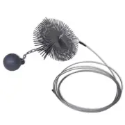 Round Chimney Cleaning Brush 25cm Diameter Fireplace Flue Maintenance Tool