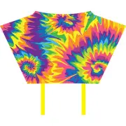 Kite Tie Dye Back Pack Sled type Single Line Kite Winder & String..9... PR 17368