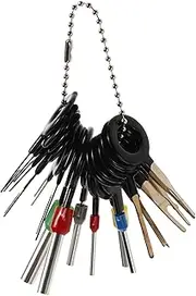 COSMEVIVI 18pcs Needle Removal Tool Removal Tool for Terminals Terminal Disassembly Tool Electrical Wiring Connector Pins Electrical Pin Removal Pin Removal Tool Automotive Electric Tools