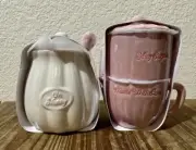 Target Bullseye Playground Valentine Honeypot AND Cream & Sugar Set Ceramic