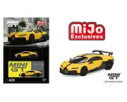 MINI GT #428 - YELLOW - BUGATTI CHIRON PUR SPORT - USA EXCLUSIVE