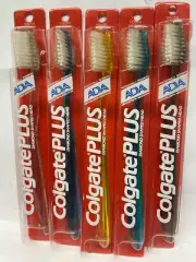 5 COLGATE PLUS TOOTHBRUSH YOUTH MEDIUM SCUFFED EXTERIOR