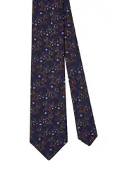 Robert Talbott Robert Reindeer Best of Class Necktie in Navy at Nordstrom One Size