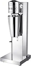 Electric Milk Shaker Mixer Milkshake Maker Milk Shake Machine 2 Speed Stainless Steel Frappe Coffee Mixer for Creamy Milk Shakes, Protein Shakes, Cocktails Or Smoothies 18000 Rev/Min