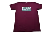 Neff Mens Maroon Neff World Tee Shirt NWT M