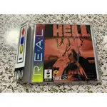 3DO 盒裝彩盤附邊紙 HELL A CYBERPUNK THRILLER 英文版 尤物電玩