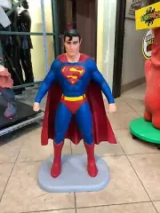 Small Muscle Man On Base Resin Statue Super Hero Theme Decor Prop Display