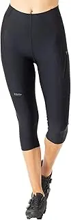 [TERRY] Women's Grand Tour Bike Knicker, 18.5 Inch Inseam, Moderate Compression Padded Cycling Bottom, All Day Comfort